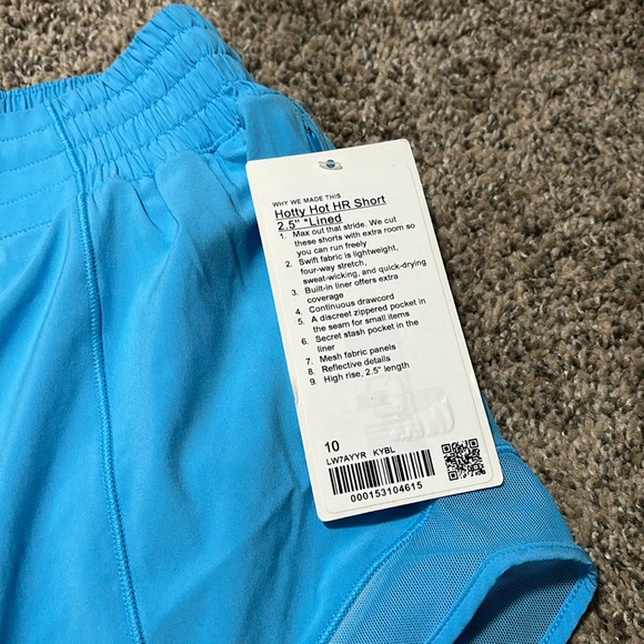 Lululemon Hotty Hot HR shorts size 10 NWT - Picture 2 of 3